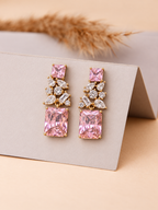 Blush Royale Pink Crystal Earrings